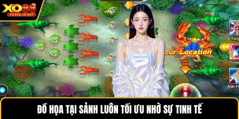 Đồ họa tại sảnh luôn tối ưu nhờ sự tinh tế