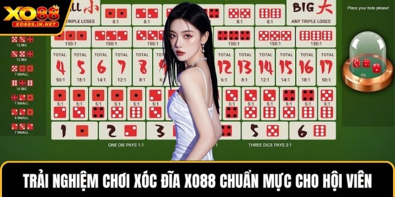 Trải nghiệm chơi xóc đĩa XO88 chuẩn mực cho hội viên